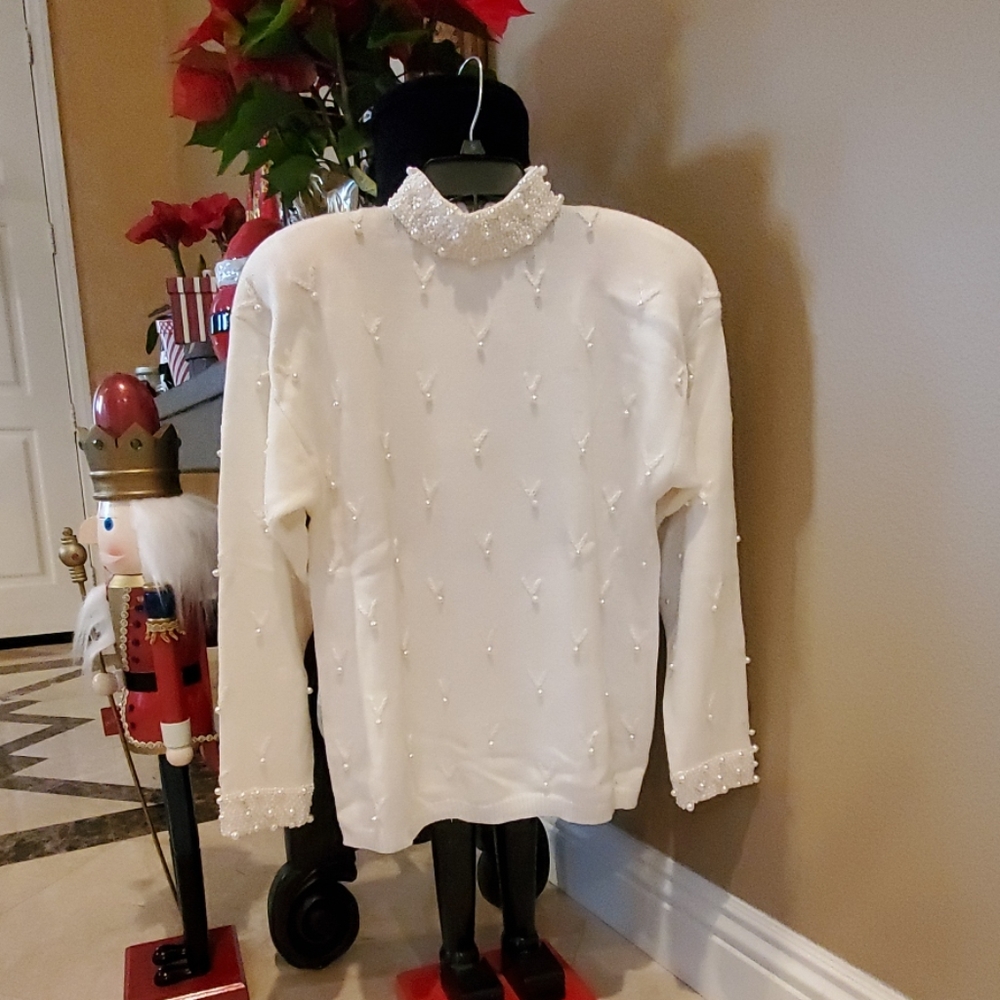 Vintage Pearl Sweater